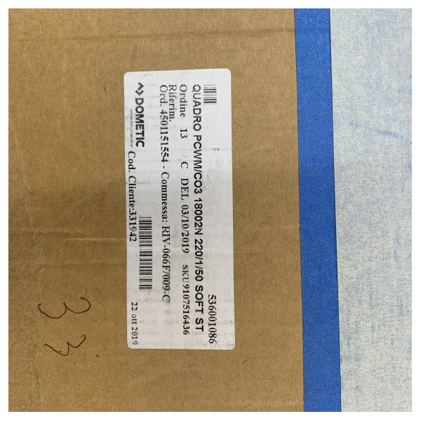 Dometic PCWM 18002N Condaria Control panel and box - 9107516436