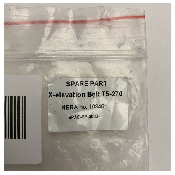 Courroie de timing T5 durable T5-270 Largeur 10mm 