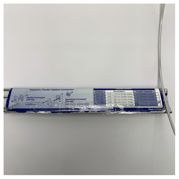 Polyform TFR True Fit Fender Holder Stainless Steel -TFR -360