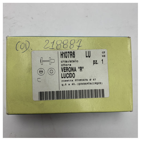 Olivari Marine Grade Brass Latch Verona H107R6 - Ανθεκτική γυαλισμένη θαλάσσια πόρτα & κλειδαριά καταπακτής