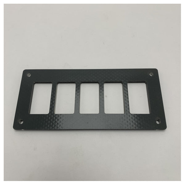 Navix Marine Grade Panel Switch Helmfe - Holdbar 5-bryter kontrollpanel 