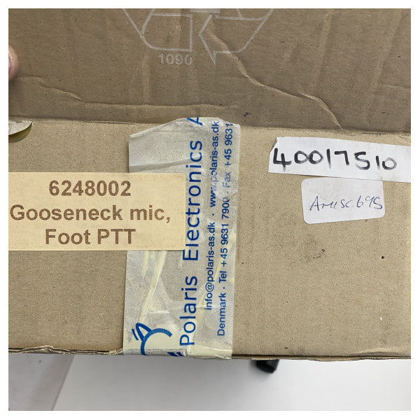 ポラリス・トーク・ステーション6222 耐久性のある海洋用コミュニケーター、調整可能なマイクとPTT付き 