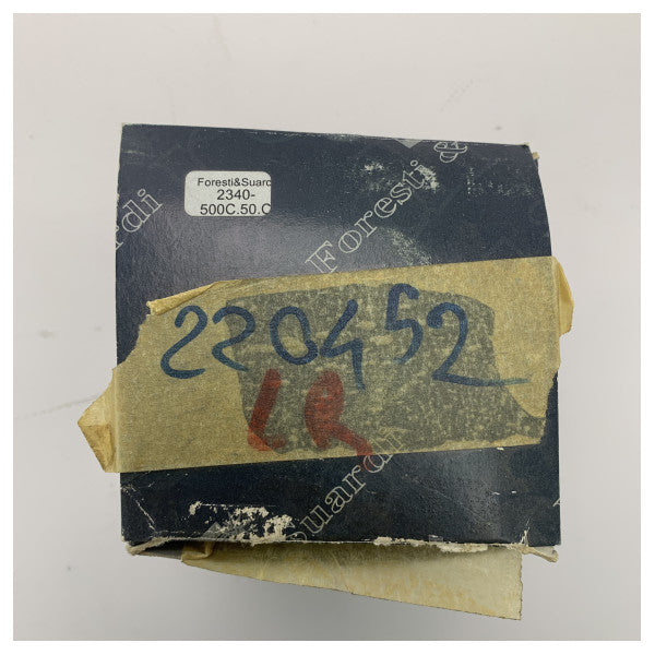 Dieselpåfyldningsdæksel i rustfrit stål med kromfinish - 220452