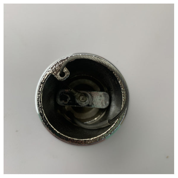 Dieselpåfyldningsdæksel i rustfrit stål med kromfinish - 220452