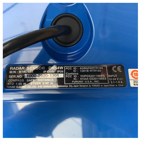 Furuno DRS4W 4 kW Trådløs Maritim Radar Sensor 12-24V Båtnavigasjon 
