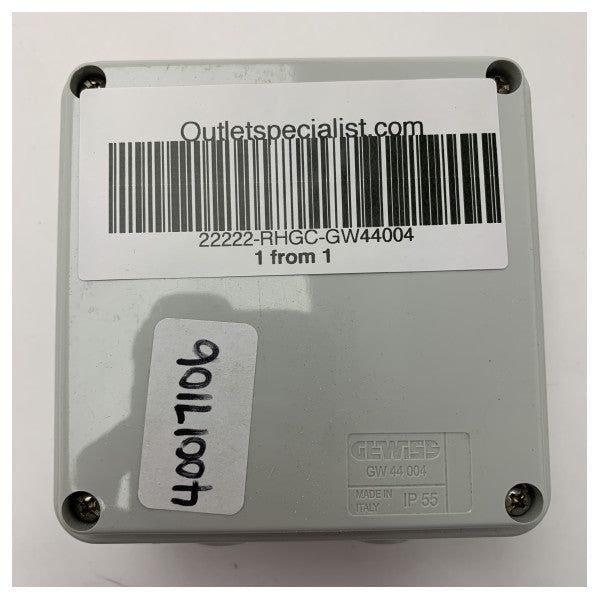 AC/DC Dynamics IP55 Αδιάβροχο Πλαστικό Κουτί Διακλάδωσης 100x100x50 mm με Σφιγκτήρες 