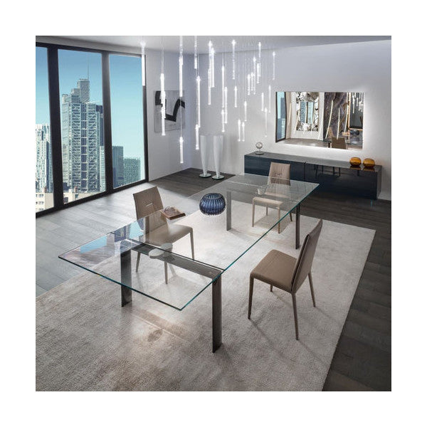 Reflex POLICLETO high quality glass Italian design table