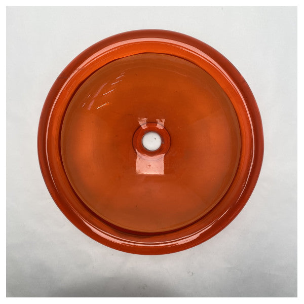 Regia Gloss Marine Sink D400 mm x 120 mm - Durable Glossy Red Ice Luc Plastic Basin for Boats and Yachts