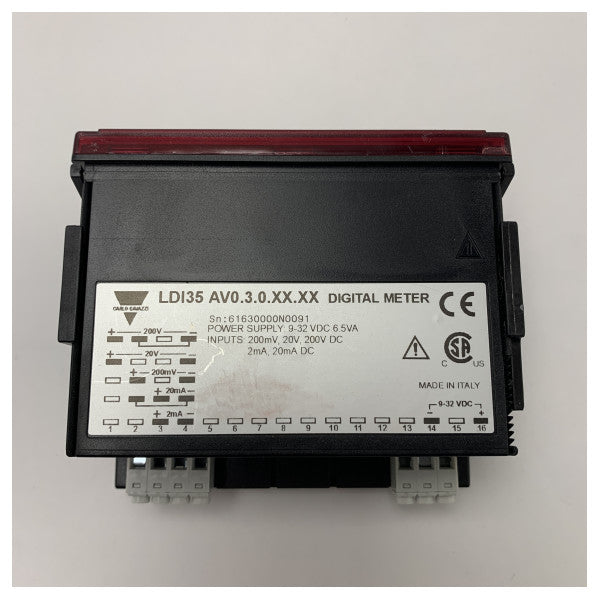 Carlo Gavazzi 227103 Digital Metre LDI35 AV0 Controller