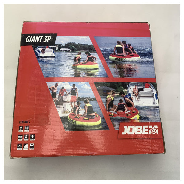 Jobe Giant 3-personers RED | Yellow funtube - 230317001