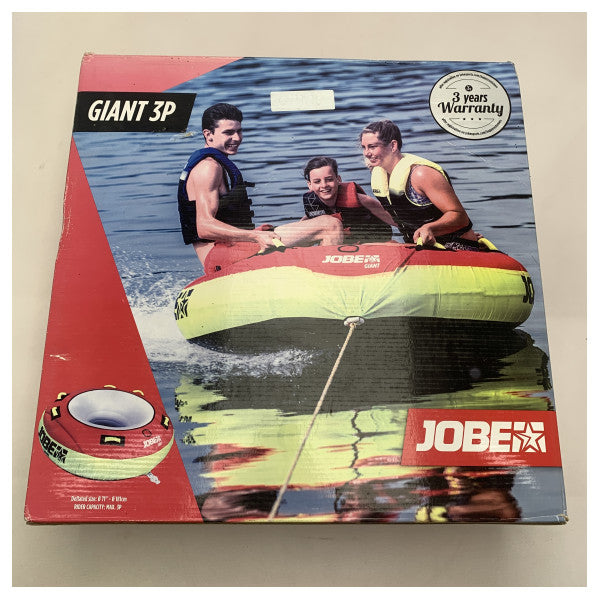 Jobe Giant 3-personers RED | Yellow funtube - 230317001