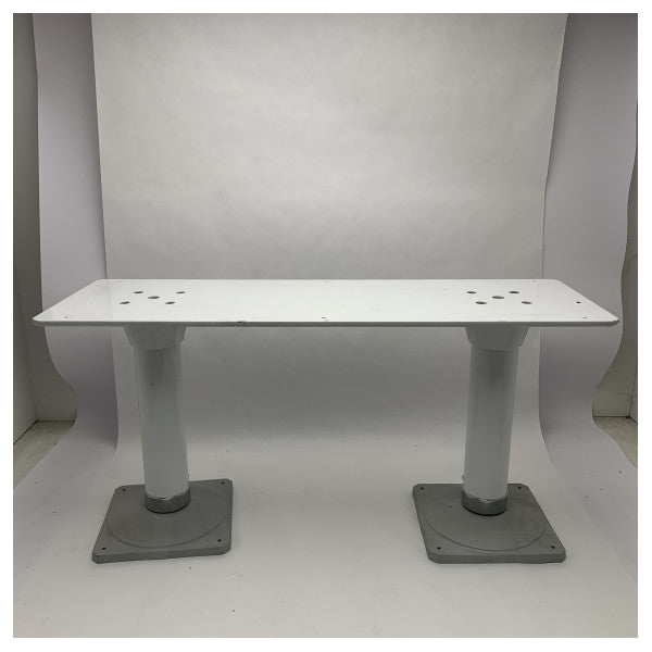 Besenzoni T138 MGF Dobbeltgassstøttet bord Pedestal White