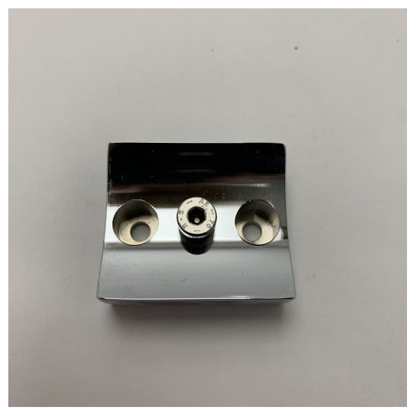 Dornbracht naścienny dozownik balsamu z chromem i matowym szkłem - 83430970-00