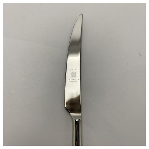 Couteau de table Calderoni Allure Marine en acier inoxydable - Coutellerie durable et élégante pour une utilisation nautique