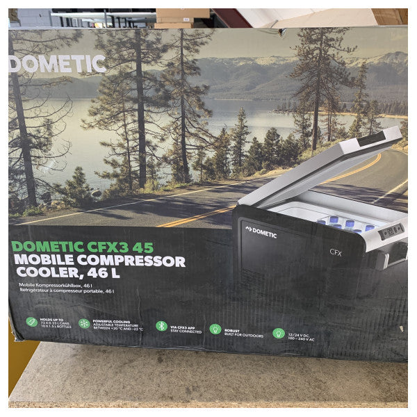 Dometic CFX3 45 Bærbar Kompressor Køler | Køleskab | Fryser 46L - 9600025326 
