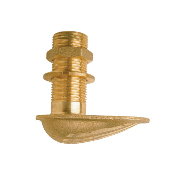 Écope à eau Vetus Brass Boat Strainer 1 1/2 pouce - Prise d'eau marine à travers la coque pour bateaux et yachts 