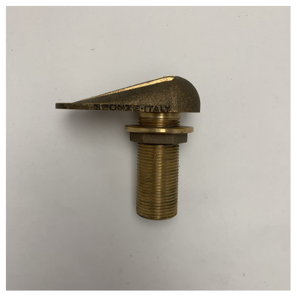 Vetus Bronze Thru-Hull Water Scoop Strainer G 1 for Boats and Yachts - Corrosion Resistant Marine Inlet - WCAPB1