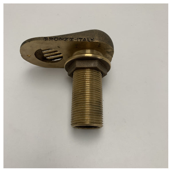 Vetus Bronze Thru-Hull Water Scoop Strainer G 1 for Boats and Yachts - Corrosion Resistant Marine Inlet - WCAPB1
