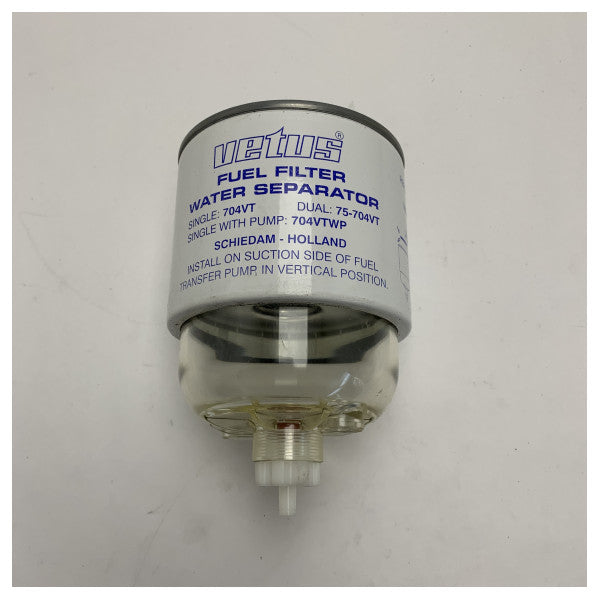 Vetus VT04 brændstoffilter vandseparator element til dieselmotorer - maritim brændstoffiltreringssystem 