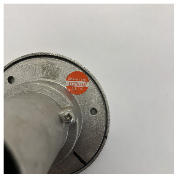 Bouchon de remplissage de carburant en acier inoxydable Vetus 38 mm pour essence sans plomb - CAPG38S 