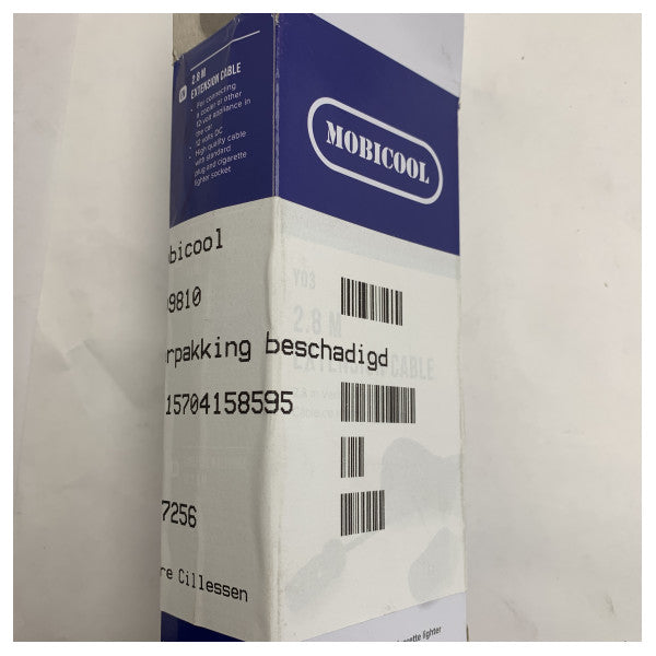 Cavo di estensione per la scatola di raffreddamento a compressore Mobicool Y03 12V - 2,8 metri 