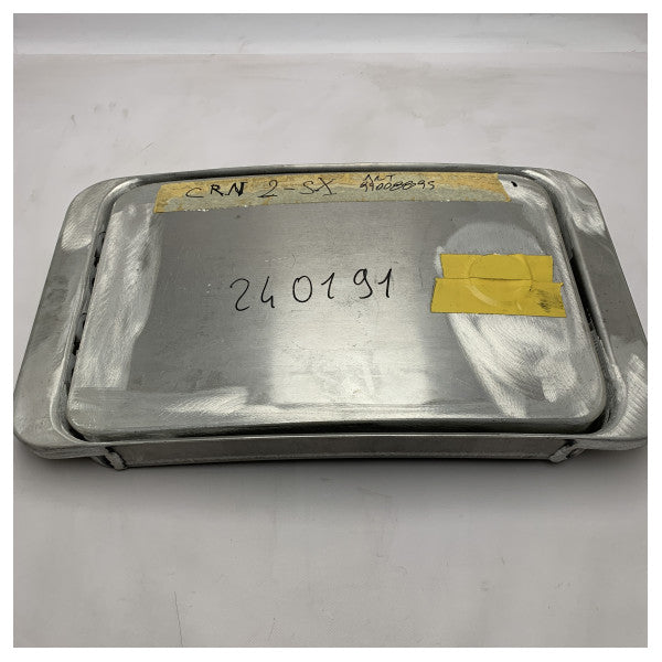 NEMO lodret konveks adgangsluge i aluminium af høj kvalitet til marineapplikationer - 376 x 680 mm