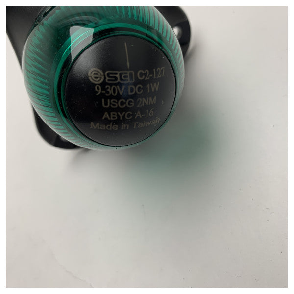 ACDC C2-127 all round green navigation light 2W 12/24V