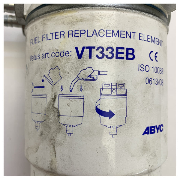 Vetus Marine Diesel Fuel Water Separator Filter VT33EB - Υψηλής Ποιότητας Φίλτρο Καυσίμου Σκάφους 