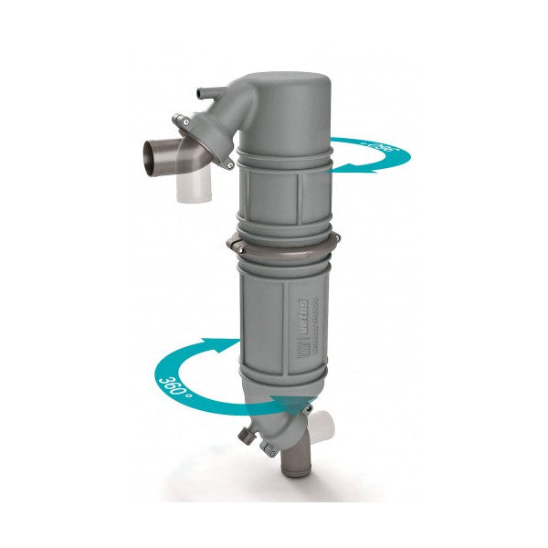 Vetus NLGP50 Водозатвор 50мм Морський глушник вих排них газів Водяна пастка 