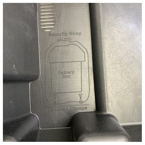 Vetus BATBOXS μαύρη θήκη μπαταρίας μέγεθος S - 259 x 179 x 200mm 