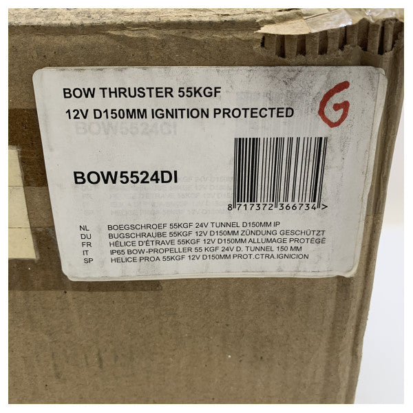 Vetus BOW5524DI ateşleme koruma kapağı gri 