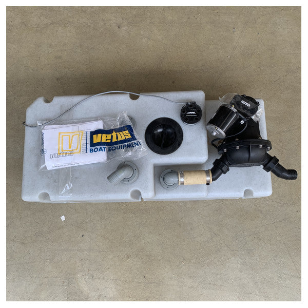 Vetus WWS8824B 88L spildevandstanksystem med pumpe 24V 