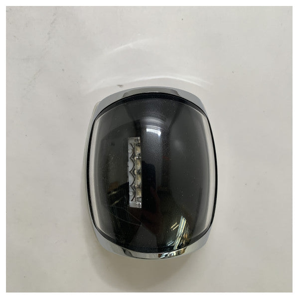 Lumière de navigation LED argentée pour bâbord noire revêtue 12/24V - C2-0520 