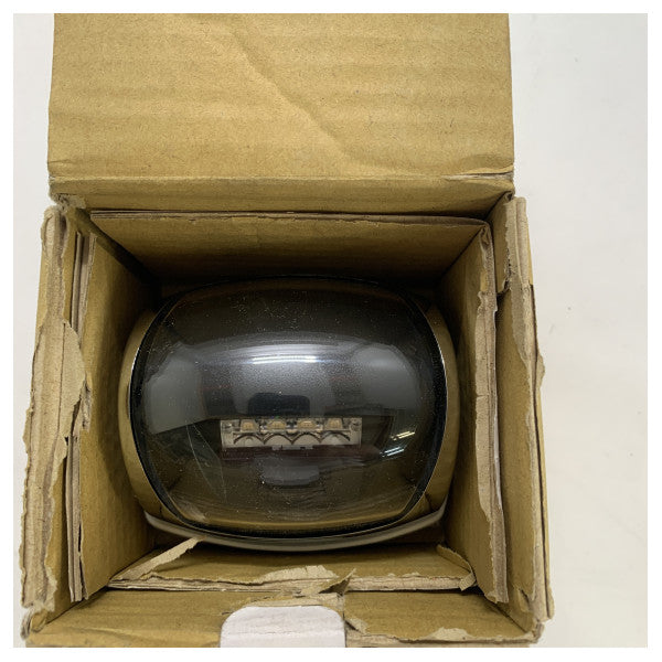 SCI LED silver starboard navigation light black coated 12/24V - C2-0520