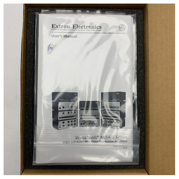 Extron MDA 3A RCA-Audio-Splitter - Robuster Marine-Grade 1 Eingang auf 3 Ausgänge - 60-440-01