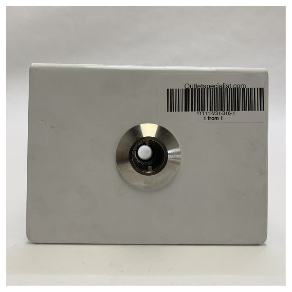 Valvola a sfera marina in acciaio inox da 1 pollice con piastra di montaggio White Tru-Hull 