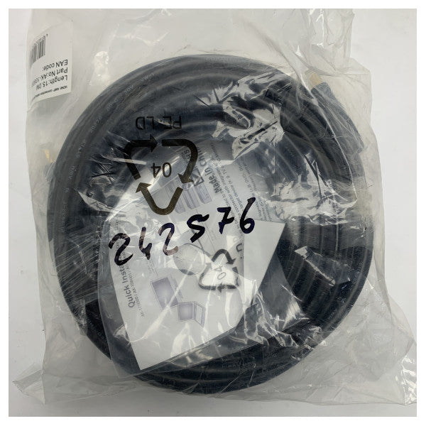 Cavo HDMI di alta qualità da 15 m per apparecchiature audio e video marine con connettori placcati in oro