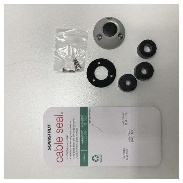 Морський водонепроникний кабельний ввід Scanstrut DS21B-P для кабелів 9-14 мм