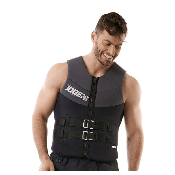 Jobe neopren redningsvest til mænd, sort størrelse M - 244918104-M