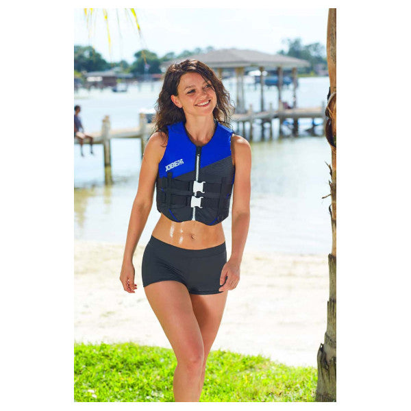 Jobe nylon redningsvest til kvinder størrelse L blå - 244919231 - L