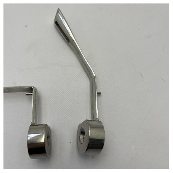 Махагонов лост за управление на морския двигател за Riva Aquariva Cento OPT � Издръжлива и ергономична дръжка за газта на лодката