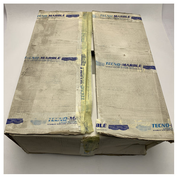 Marine Marble Resin Oval Sink - Durable Nautical Bathroom & Ship Interior Washbasin