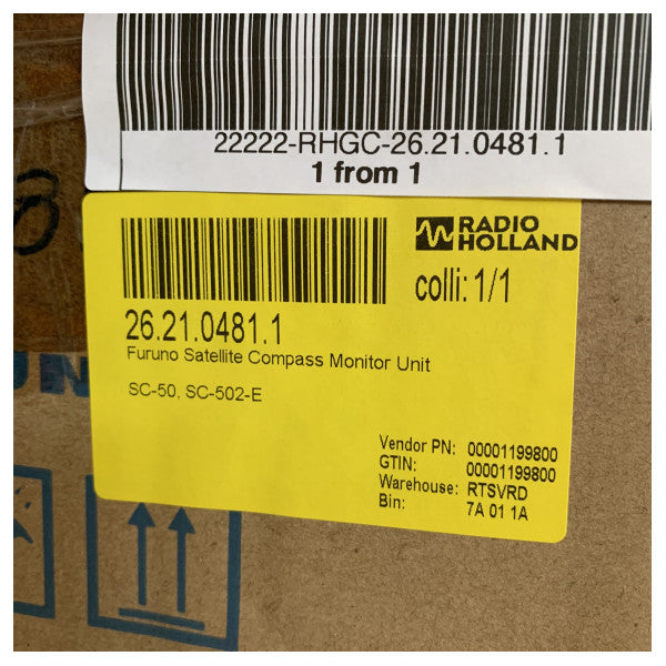 Furuno SC-502 Ναυτική Δορυφορική Μονάδα Εμφάνισης Πυξίδας για Αξιόπιστη Ναυσιπλοΐα 
