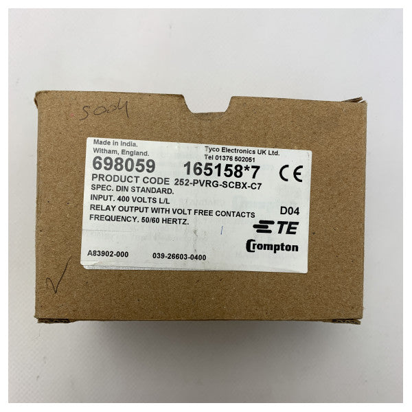 Crompton 252-PVRG-SCBX-C7 електронно реле за време