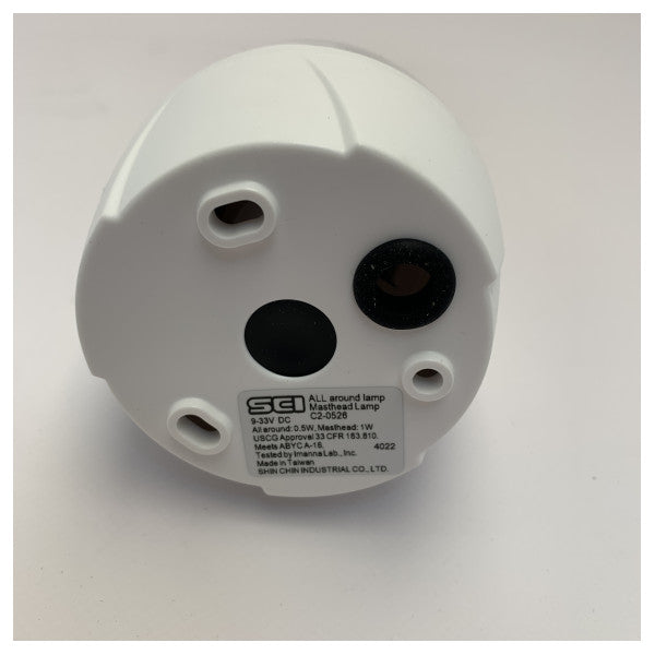 Sci LED Navigational Masthead Light 360 degrés blanc - C2-0526CW