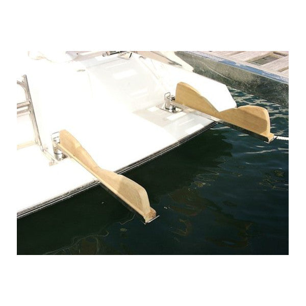 Teak support bracket for Avon 360 tender dinghy