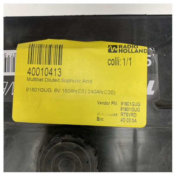 Akumulator Multibat 6V 240Ah do łodzi, jachtów i zastosowań morskich 