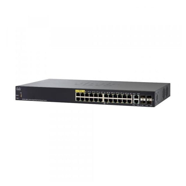 Cisco SG350-28MP-K9-EU 28-портовий гігабітний PoE керований мережевий комутатор для бізнесу та морських застосувань 