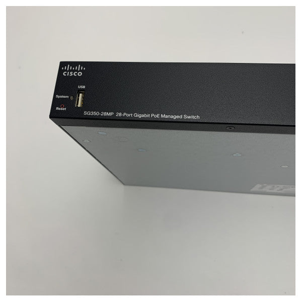Cisco SG350-28MP-K9-EU 28-портовий гігабітний PoE керований мережевий комутатор для бізнесу та морських застосувань 