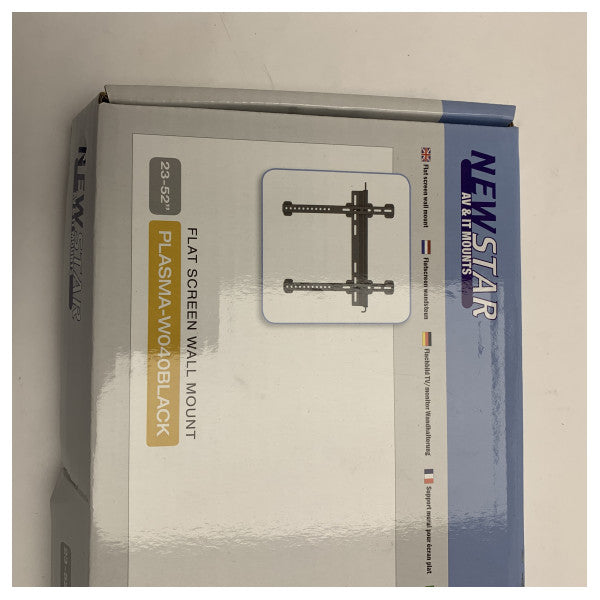 Support mural universel Newstar pour téléviseurs de 23 à 52 pouces - Compatible VESA robuste 